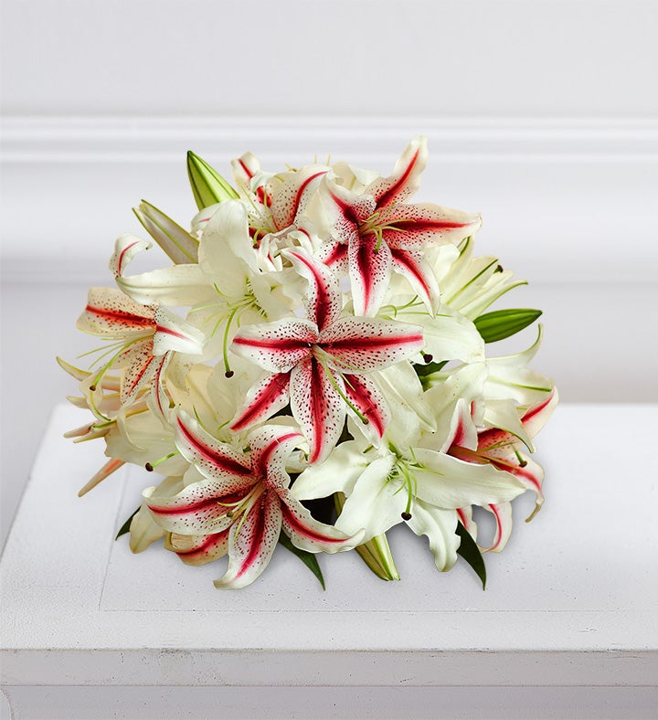Holiday Enchantment Lily Bouquet