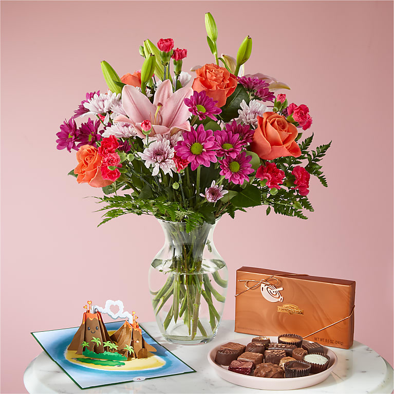 Overflowing Love Gift Sets Flower Bouquet
