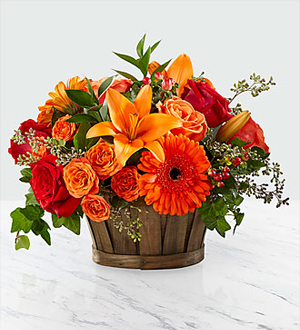 The FTD® Harvest Memories™ Basket Flower Bouquet