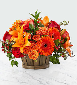 The FTD® Harvest Memories™ Basket Flower Bouquet
