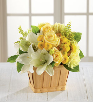 The FTD® Uplifting Moments™ Basket Flower Bouquet