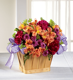The FTD® New Dream™ Basket Flower Bouquet