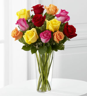 The FTD® Bright Spark™ Rose Bouquet Flower Bouquet