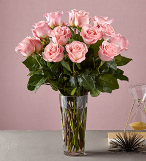 Long Stem Pink Rose Bouquet Flower Bouquet