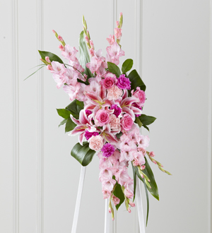 The FTD® Sweet Farewell™ Standing Spray Flower Bouquet