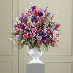 The FTD® Peaceful Tribute™ Arrangement Flower Bouquet