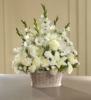 The FTD® Peaceful Passage™ Arrangement Flower Bouquet