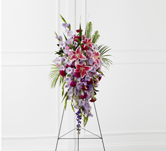 The FTD® Tender Touch™ Standing Spray Flower Bouquet
