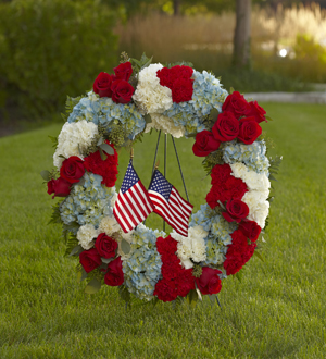 The FTD® To Honor One's Country™ Wreath