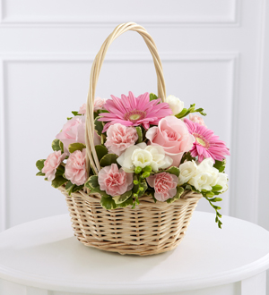 The FTD® Enduring Peace™ Basket Flower Bouquet