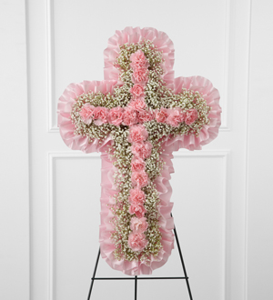 The FTD® Angel's Cross™ Easel Flower Bouquet