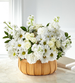 The FTD® Graceful Garden™ Basket Flower Bouquet