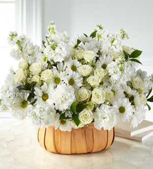 The FTD® Graceful Garden™ Basket Flower Bouquet
