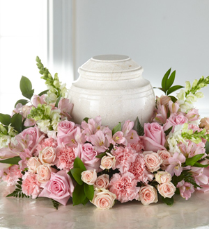 The FTD® Blooms of Hope™ Cremation Adornment Flower Bouquet