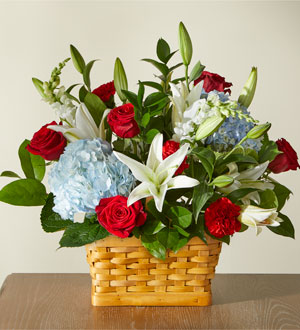 Greater Glory Basket Flower Bouquet