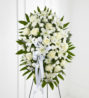 The FTD® Exquisite Tribute™ Standing Spray Flower Bouquet