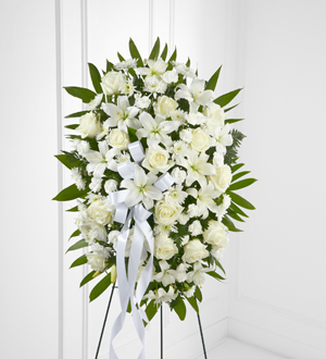 The FTD® Exquisite Tribute™ Standing Spray Flower Bouquet