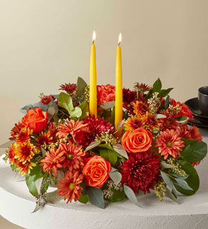 Ember Banquet Centerpiece Flower Bouquet