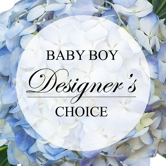 Baby Boy Designer Choice Flower Bouquet