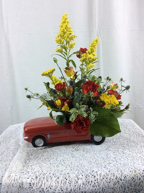 Ford Mustang for him Flower Bouquet