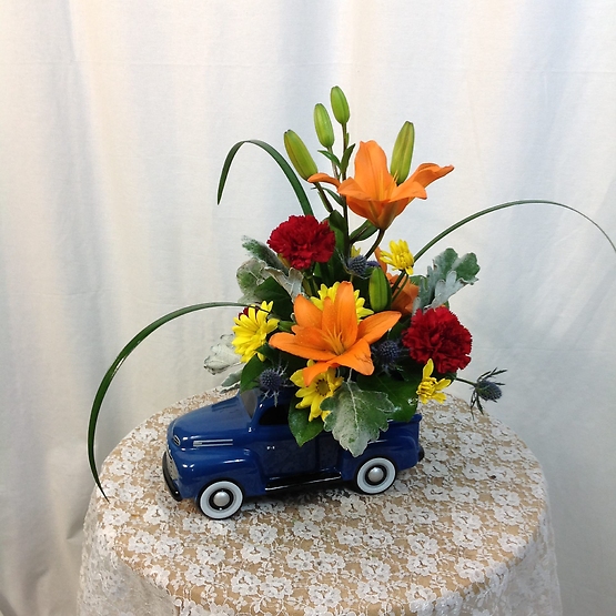 HisFord Truck Flower Bouquet