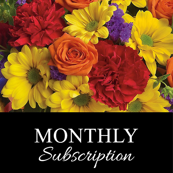 Monthly Floral Subscription Flower Bouquet