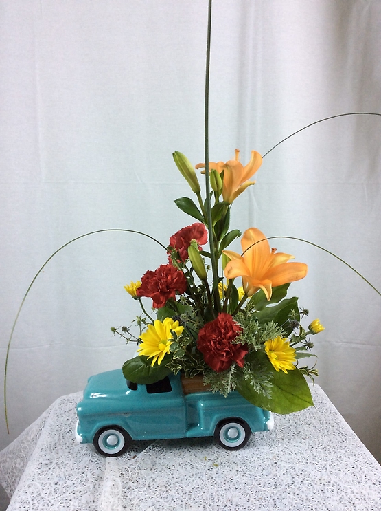 Need A  New Truck ? Flower Bouquet