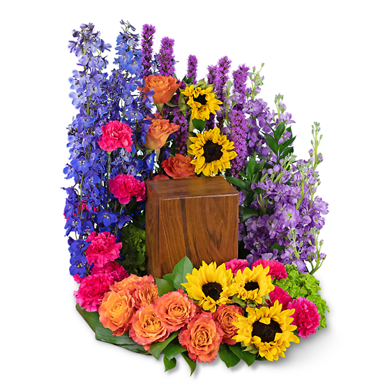 Treasured Memories Surround Flower Bouquet