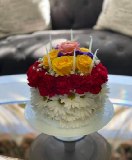 YOUR DAY BIRTHDAY CAKE Flower Bouquet