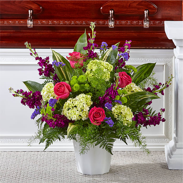 Beautiful Horizons Floor Basket Flower Bouquet