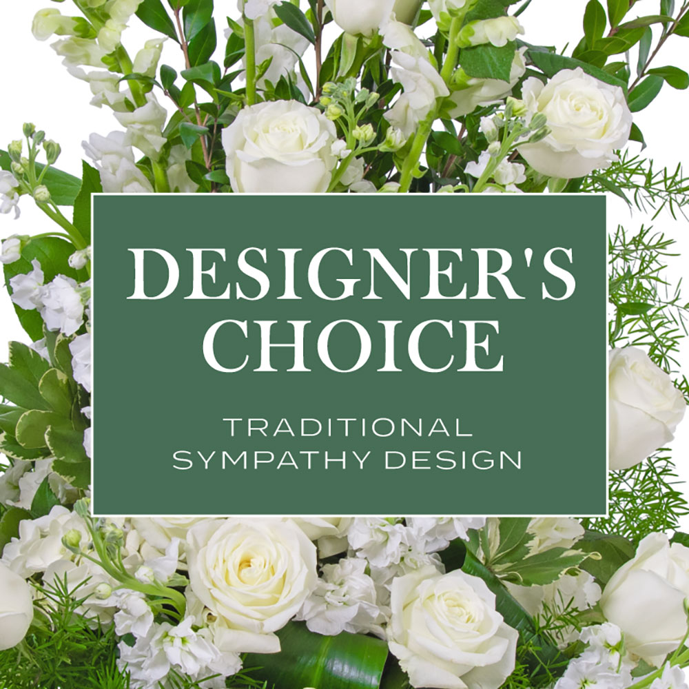 Designer's Choice - Traditional Sympathy Design Flower Bouquet