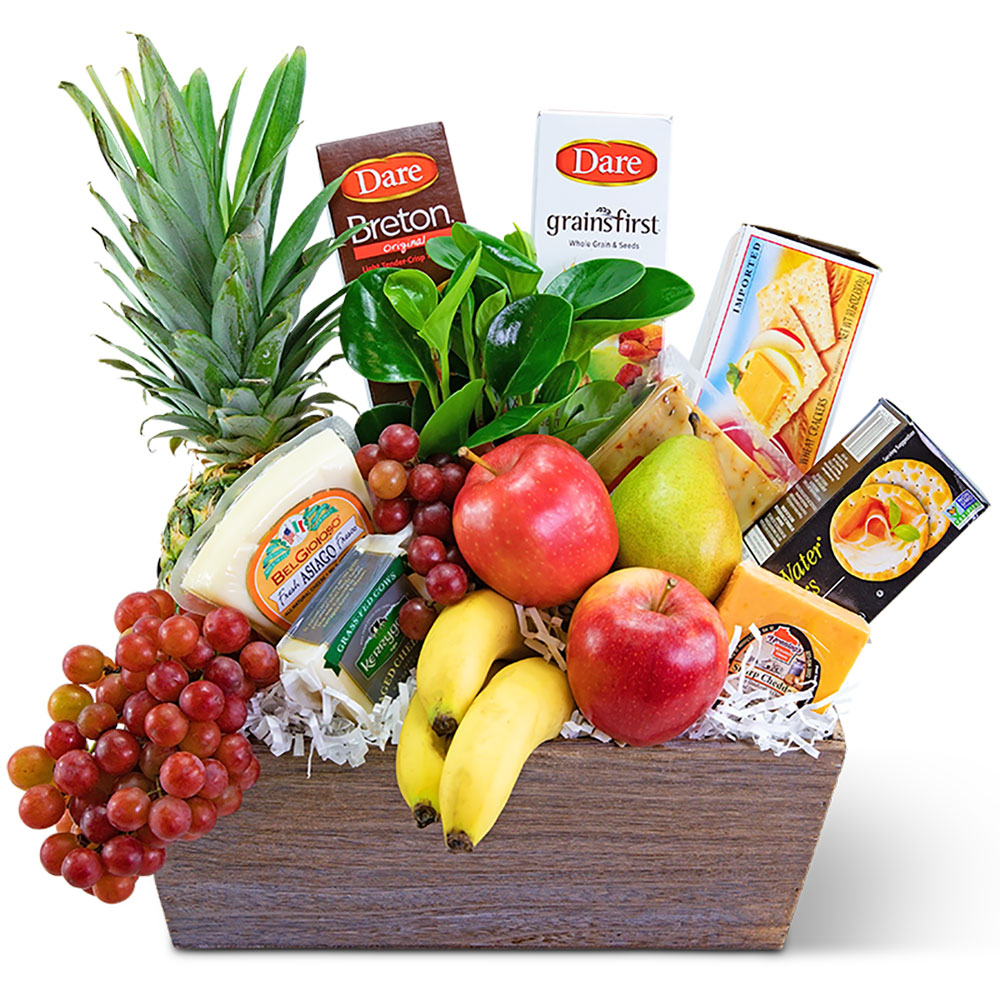 Classic Fruit and Cheese Basket