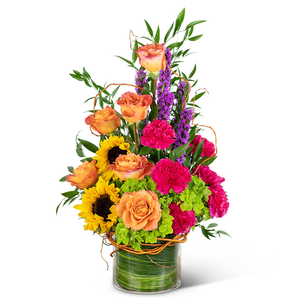 Treasured Memories Vase Flower Bouquet