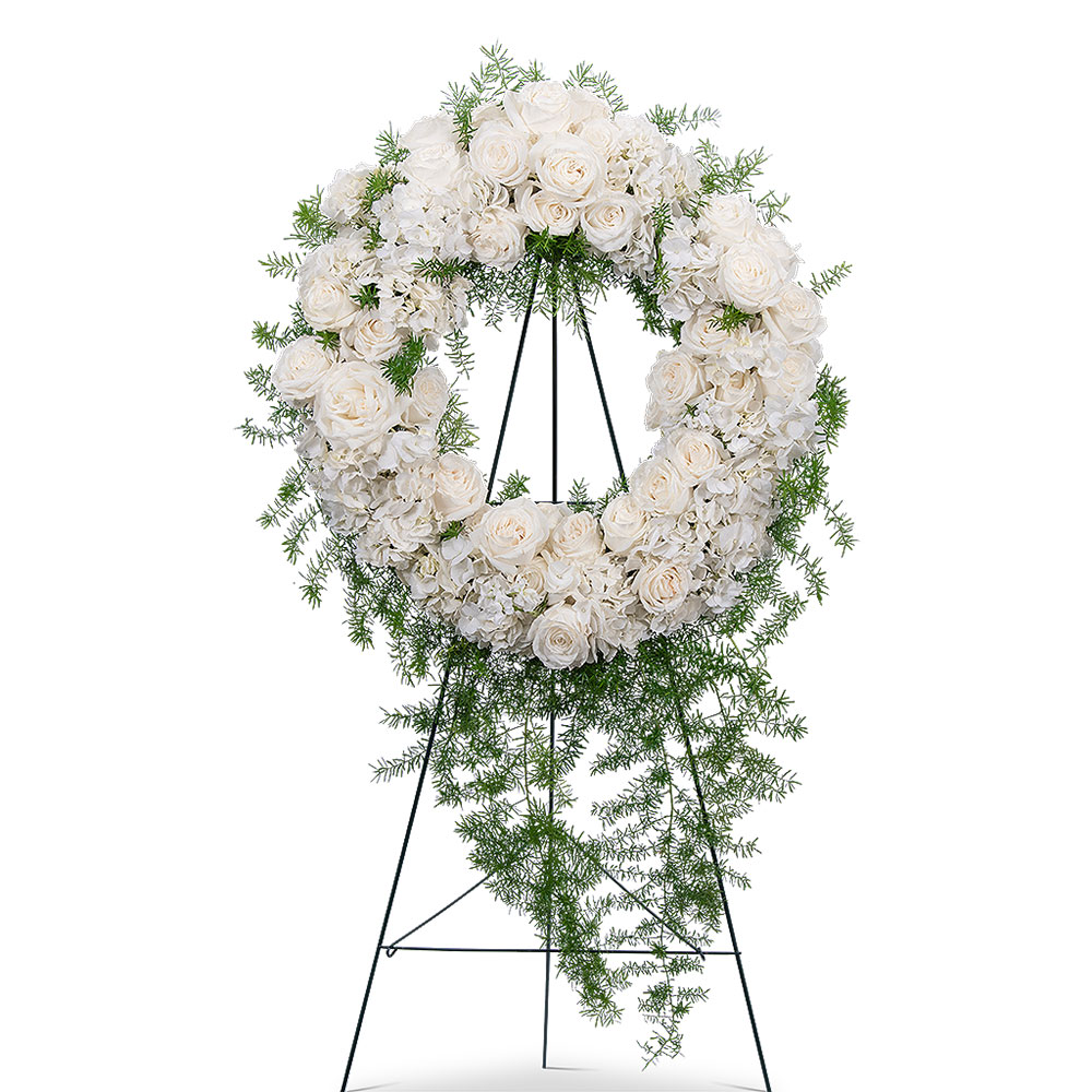 Eternal Peace Wreath Flower Bouquet