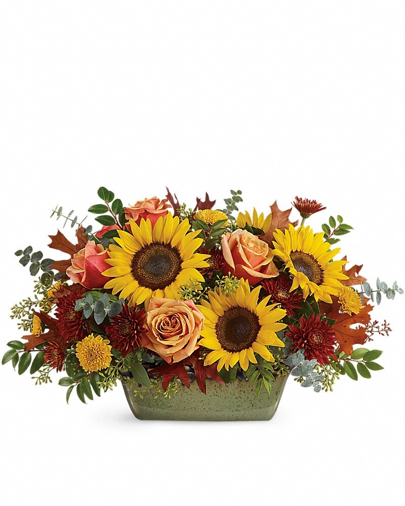 Teleflora's Sunflower Farm Centerpiece Flower Bouquet