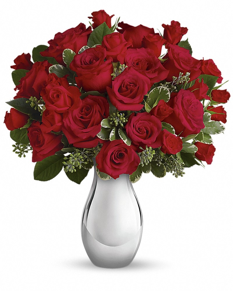 Teleflora's True Romance Bouquet with Red Roses Flower Bouquet