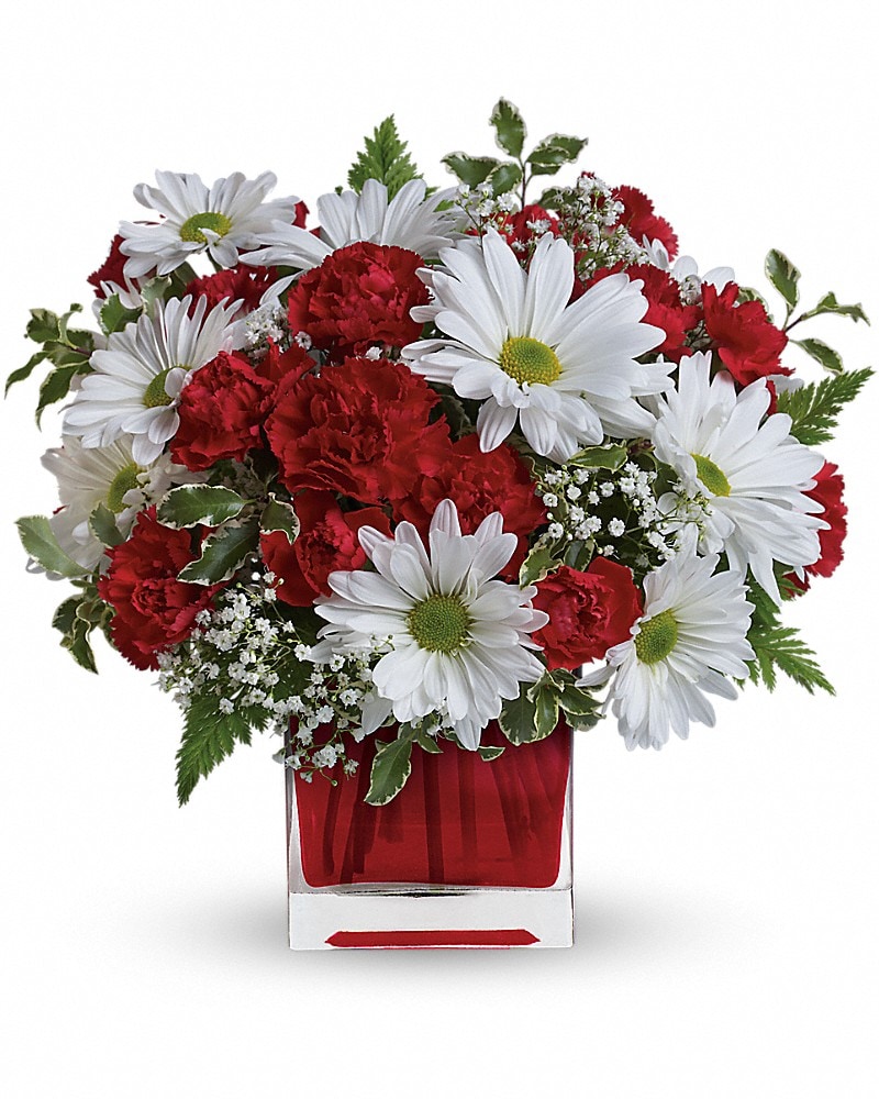 Red And White Delight by Teleflora Flower Bouquet