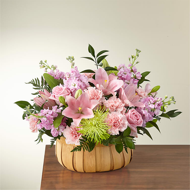 Beautiful Spirit Basket Flower Bouquet