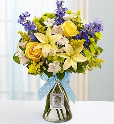 Sweet Baby Boy™ Arrangement Flower Bouquet