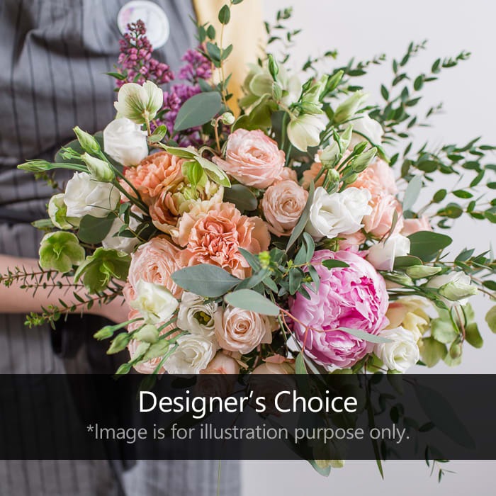 Colorful Tall Cylinder Flower Bouquet