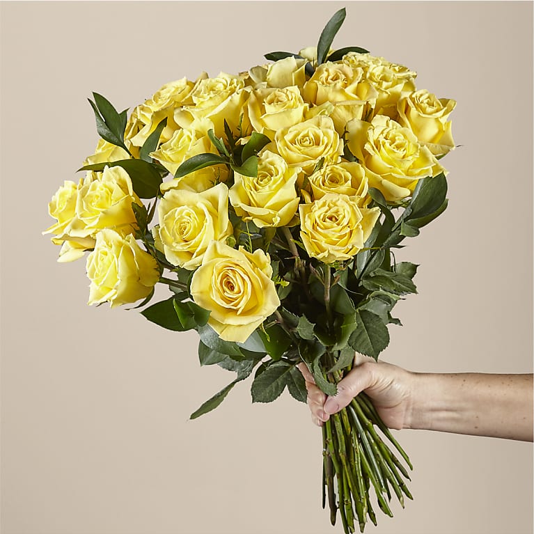 Ray of Sunshine Yellow Rose Bouquet Flower Bouquet
